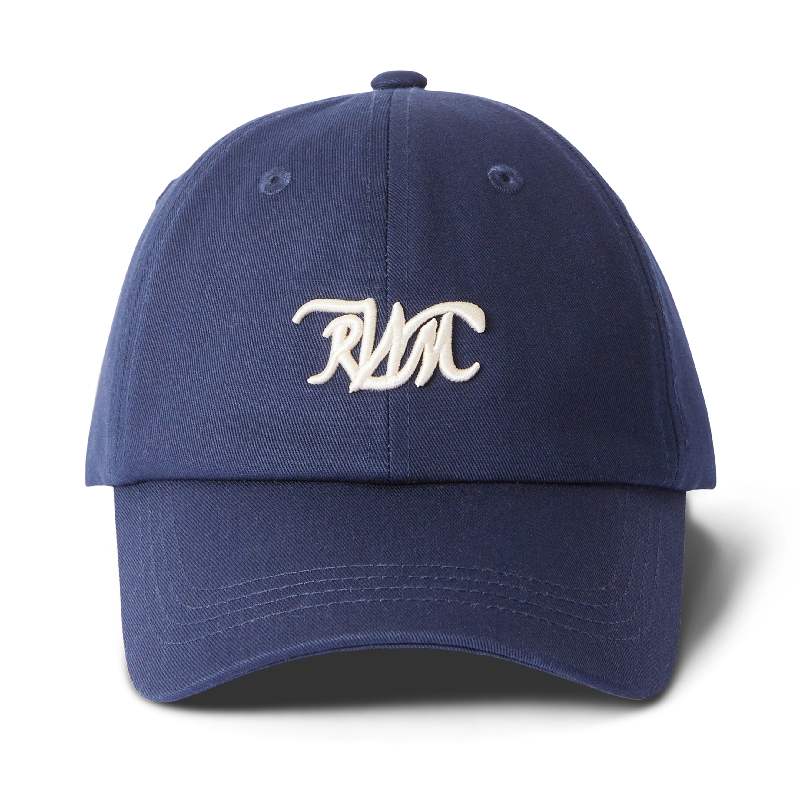 R.M.Williams RMW Cursive Logo Cap Navy