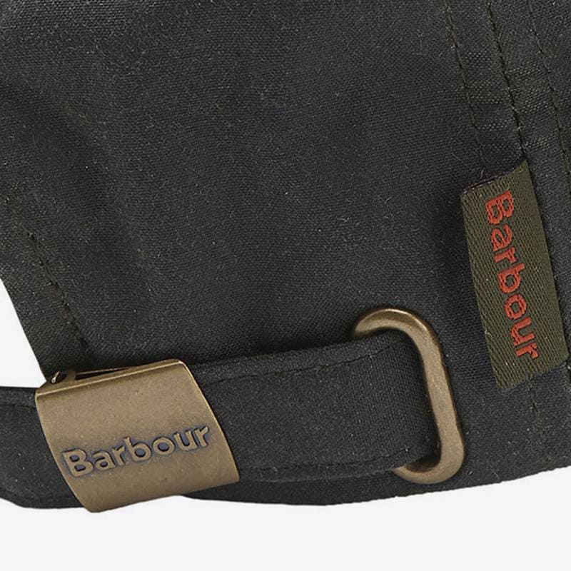 Barbour Wax Sports Cap - Sage