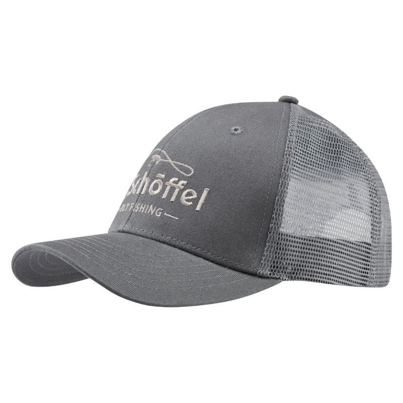 Schoffel Fly Fishing Mens Trucker Cap - Charcoal