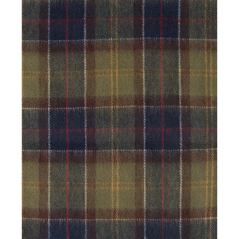 Barbour Tartan Scarf & Glove Gift Set - Classic/Olive