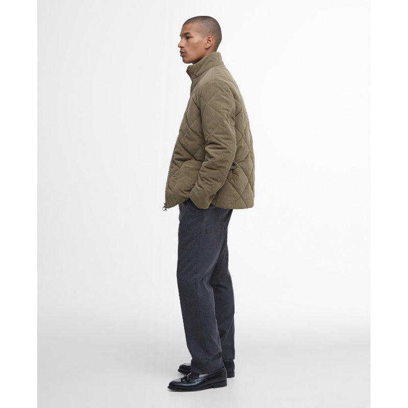 Barbour Cord Liddesdale Mens Quilted Jacket - Fossil – William Powell