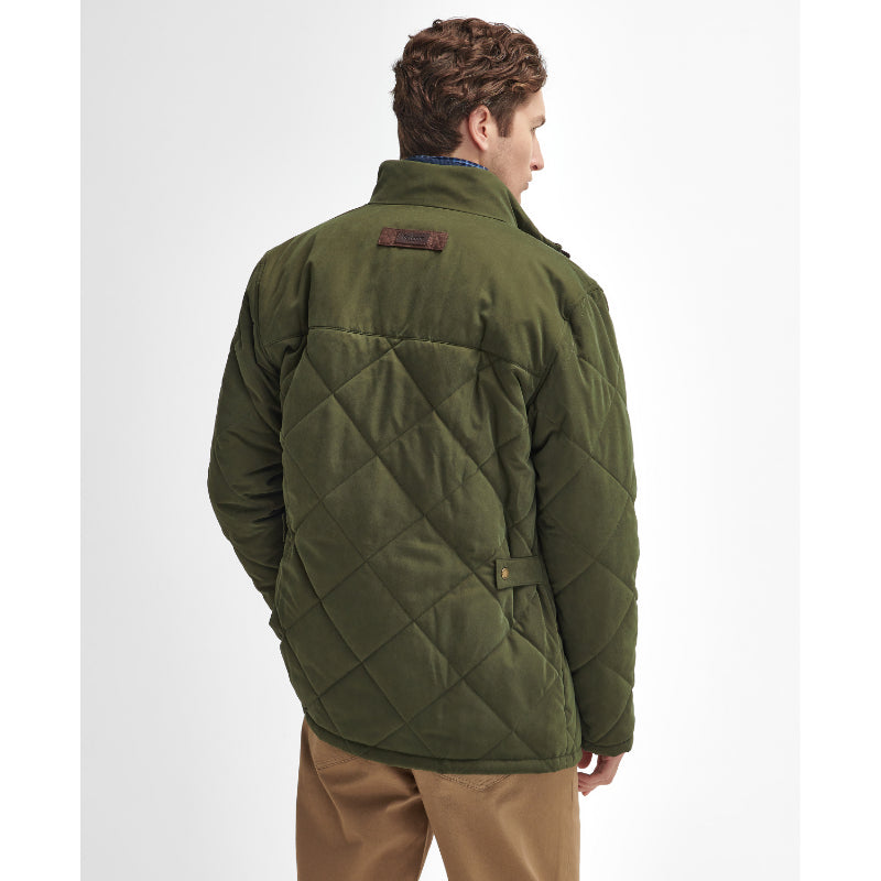 Barbour Elter Quilted Mens Jacket - Olive – William Powell