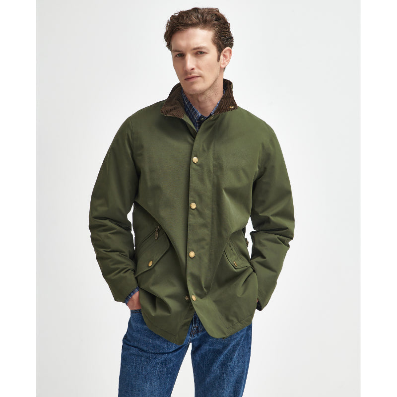 Barbour Winter Spoonbill Waterproof Mens Jacket - Olive – William