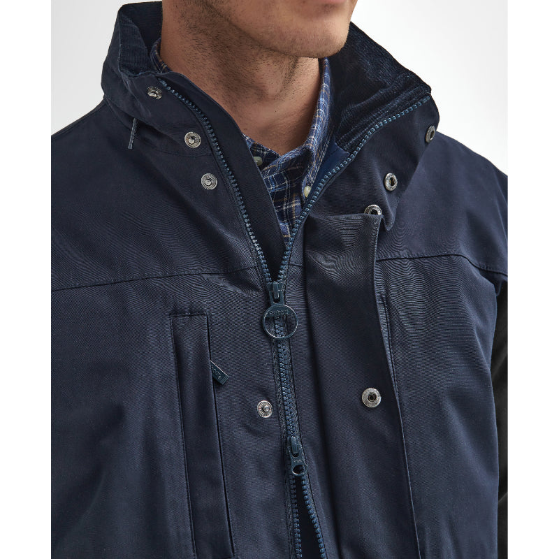 Barbour Cranston Mens Waterproof Jacket - Navy – William Powell