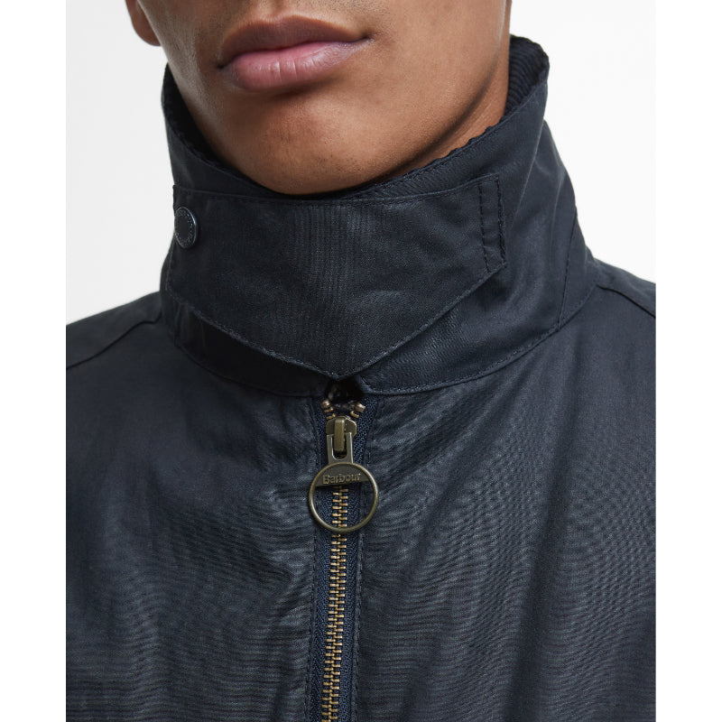 Barbour Shoreman Spey Mens Wax Jacket - Navy – William Powell