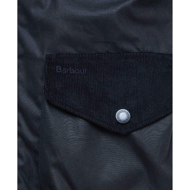 Barbour Shoreman Spey Mens Wax Jacket - Navy – William Powell Barbour Shoreman Spey Mens Wax Jacket - Navy – William Powell