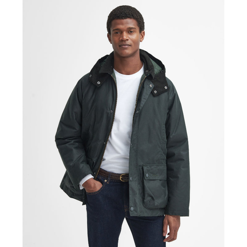 Barbour Modern Beaufort Mens Wax Jacket - Sage – William Powell