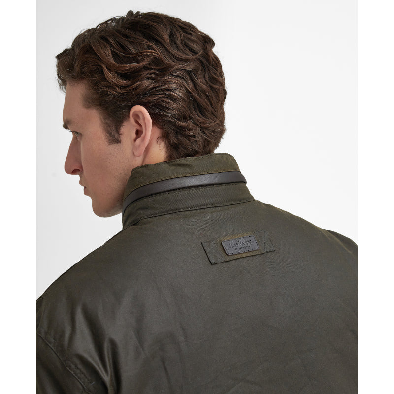 Barbour Sleddale Mens Wax Jacket - Olive – William Powell