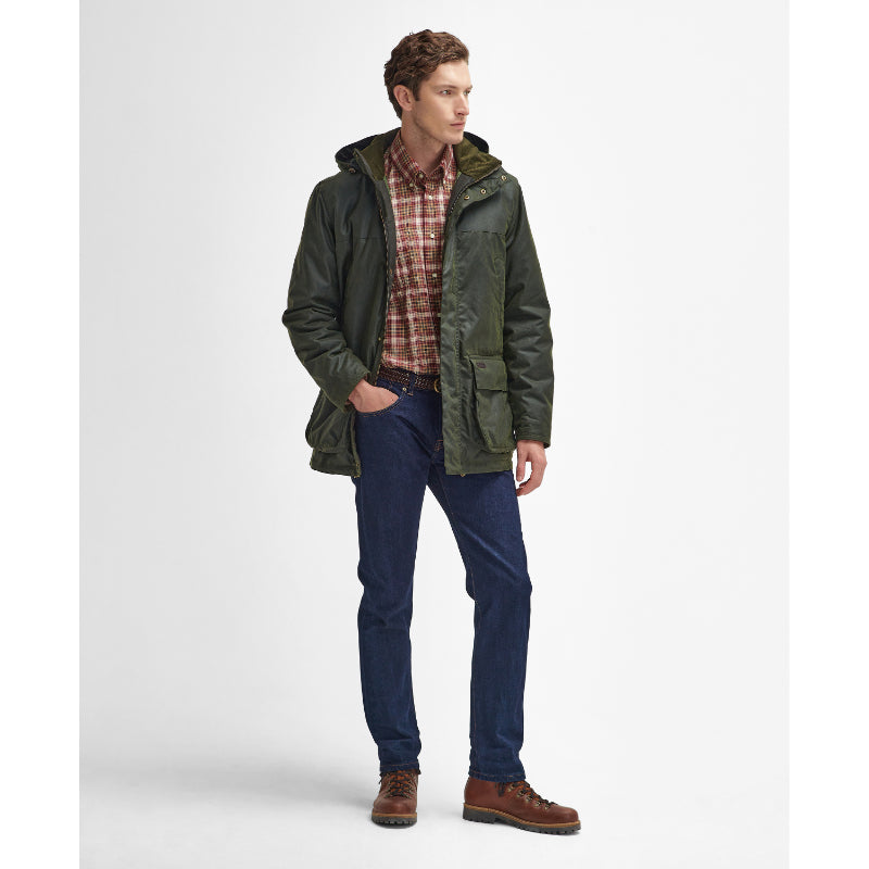 Barbour Bleaberry Mens Wax Jacket - Fern – William Powell