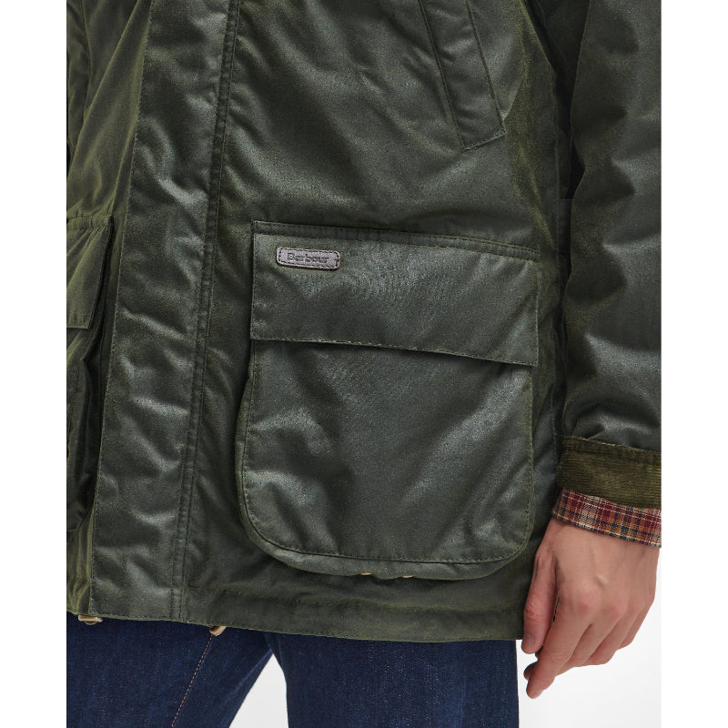 Barbour Bleaberry Mens Wax Jacket - Fern – William Powell Barbour Bleaberry Mens Wax Jacket - Fern – William Powell