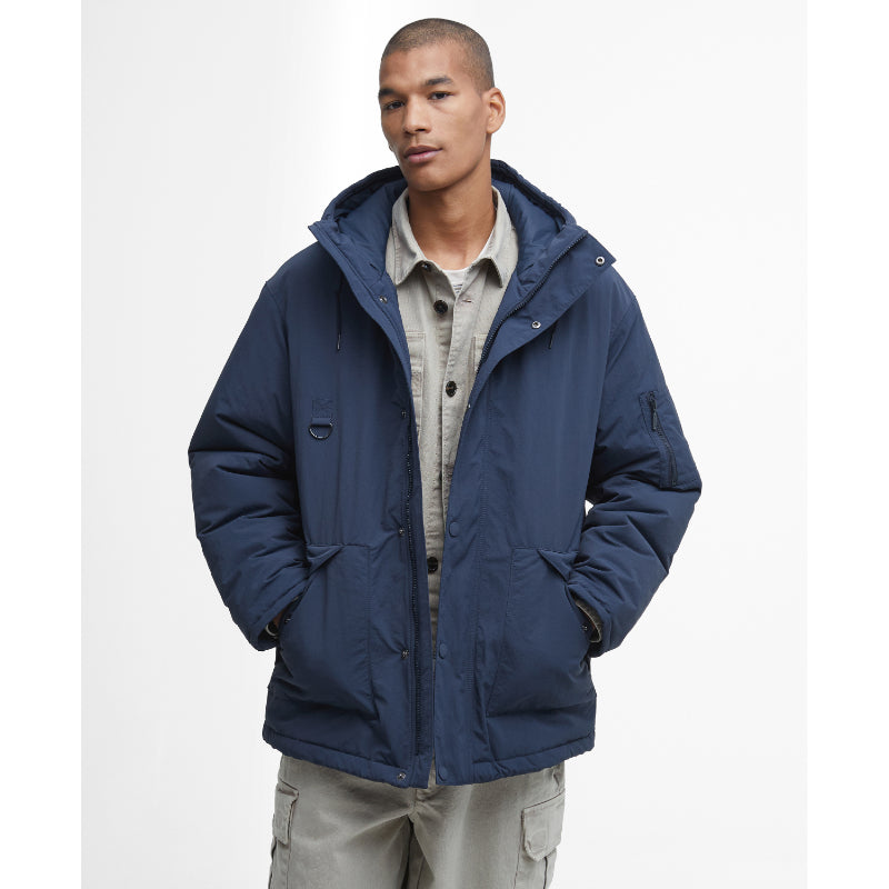 Barbour Shoreman Showerproof Mens Jacket - Navy – William Powell