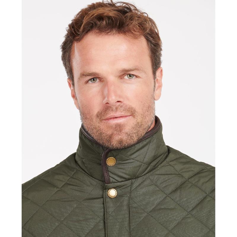 Barbour Devon Mens Quilted Jacket - Sage – William Powell