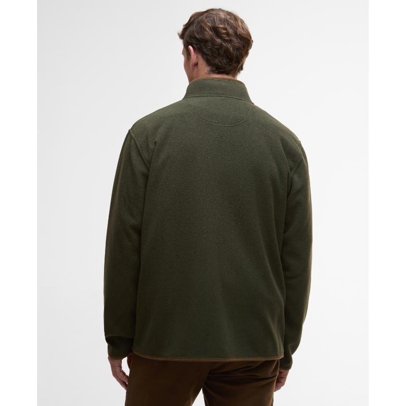 Barbour Harwood Mens Full Zip Fleece Jacket - Olive – William Powell