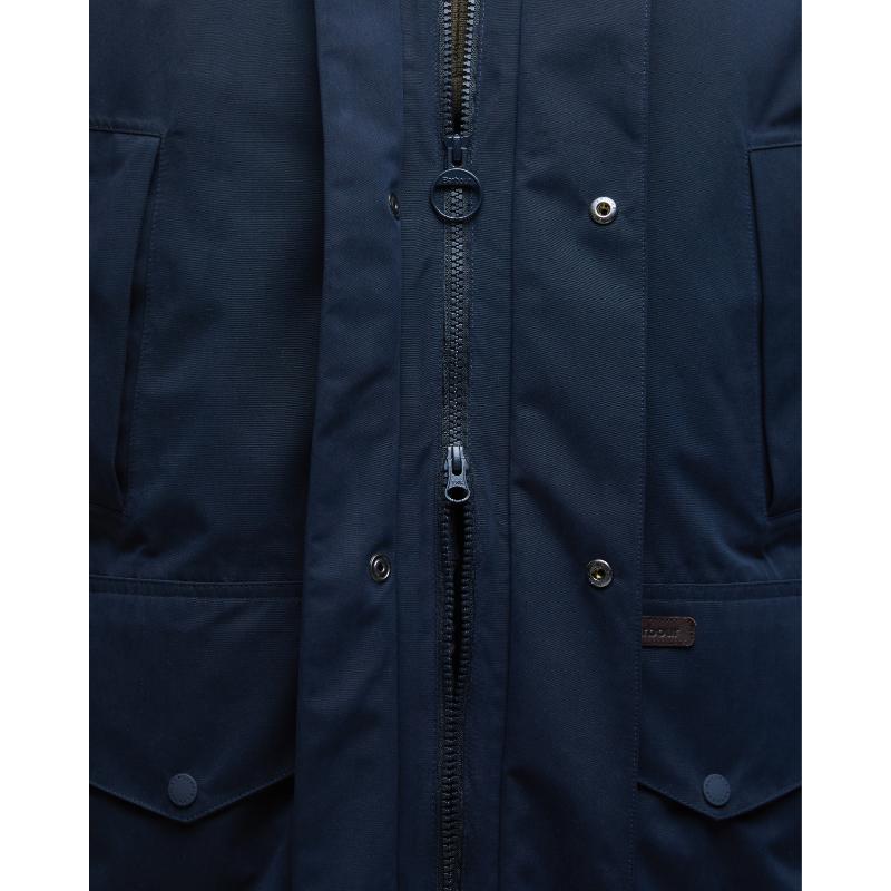 Barbour Farlam Mens Waterproof Jacket - Navy – William Powell