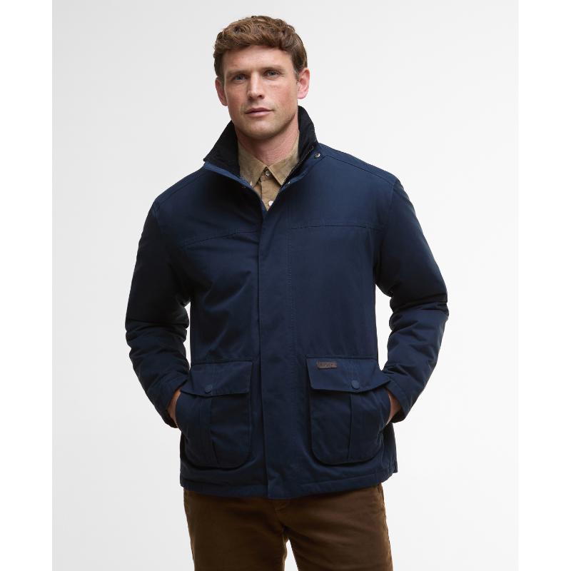 Barbour Sander Mens Waterproof Jacket - Navy – William Powell