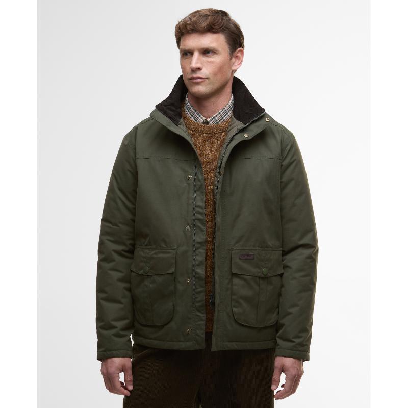 Barbour Sander Mens Waterproof Jacket - Olive – William Powell