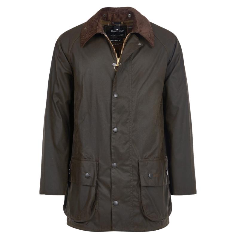 Barbour Classic Beaufort Mens Wax Jacket - Olive – William Powell
