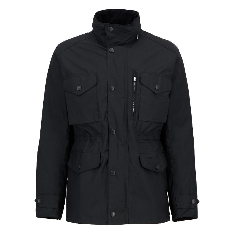 Barbour Sapper Mens Waxed Jacket - Black/Classic – William Powell