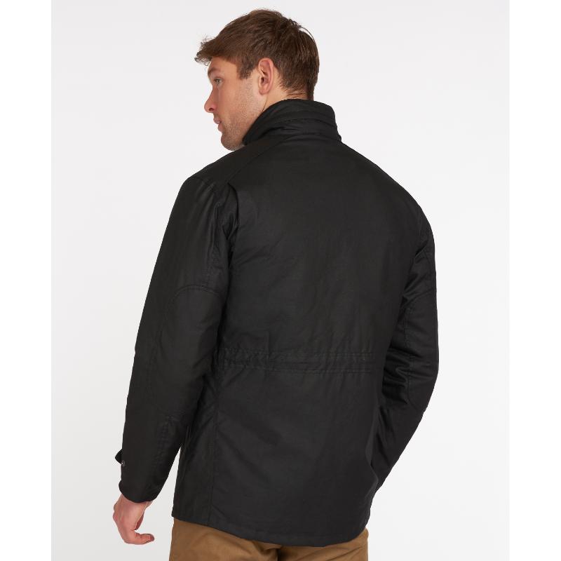 Barbour Sapper Mens Waxed Jacket - Black – William Powell