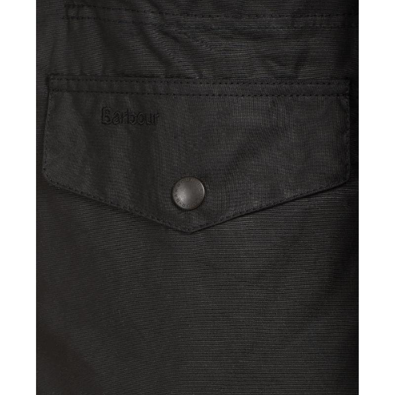 Barbour Sapper Mens Waxed Jacket - Black – William Powell