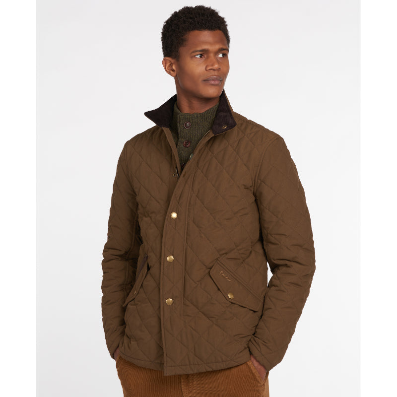 Barbour Shoveler Mens Quilted Jacket - Dark Sand – William Powell
