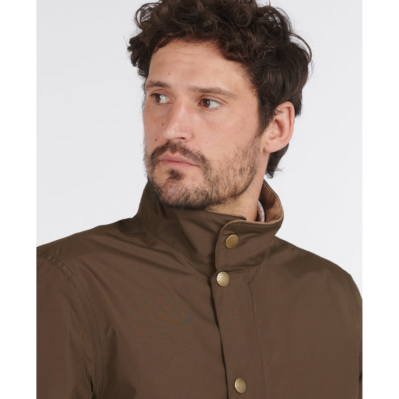 Barbour Spoonbill Waterproof Mens Jacket - Dark Olive – William Powell