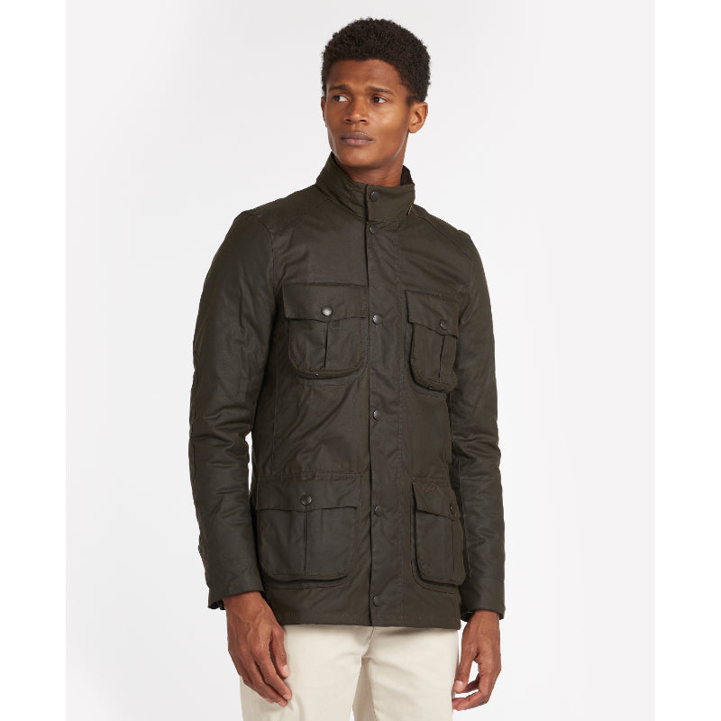 Barbour Corbridge Mens Wax Jacket - Olive – William Powell
