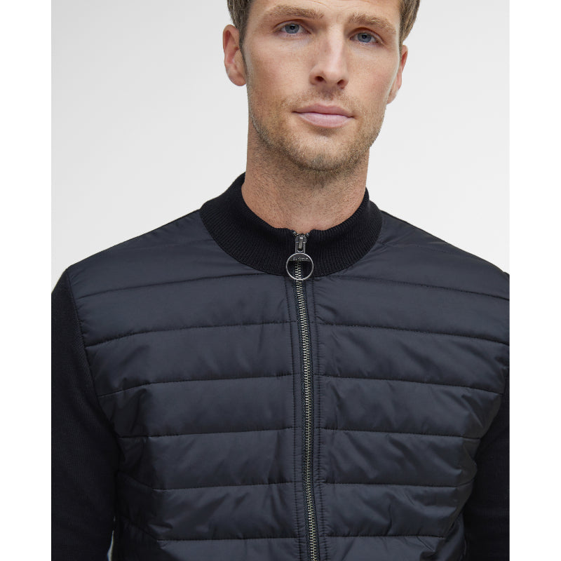 Barbour Carn Baffle Zip Thru Mens Jacket - Black – William