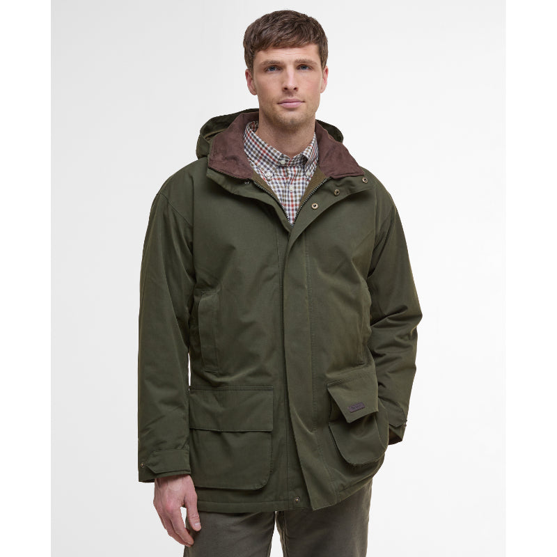 Barbour Beaconsfield Mens Waterproof Jacket - Olive – William Powell
