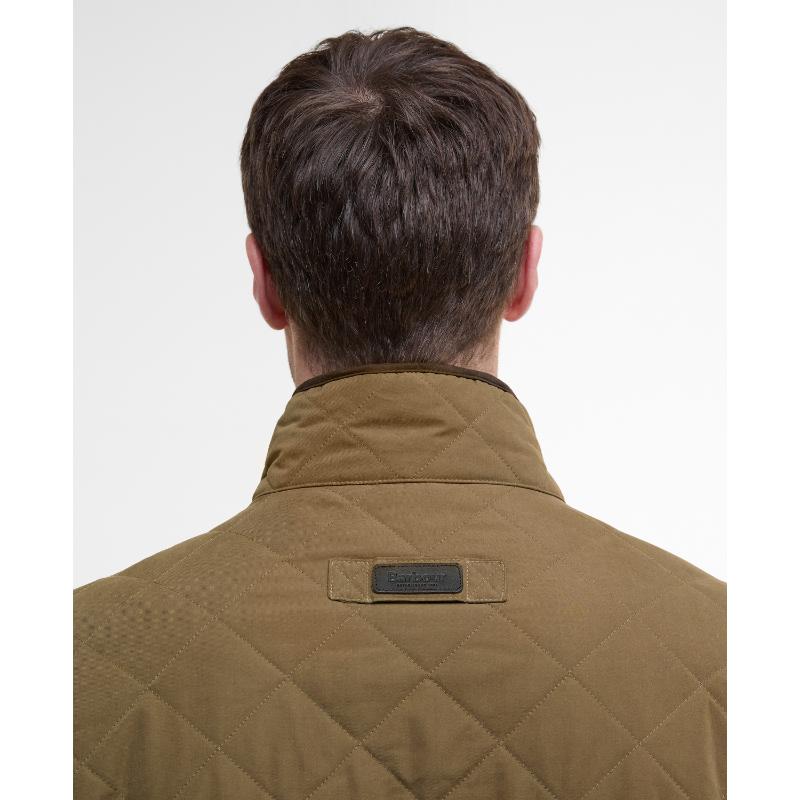 Barbour Shoveler Mens Waterproof Quilted Jacket - Clay – William