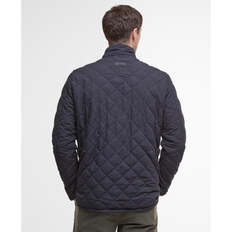 Barbour Shoveler Mens Waterproof Quilted Jacket - Navy – William
