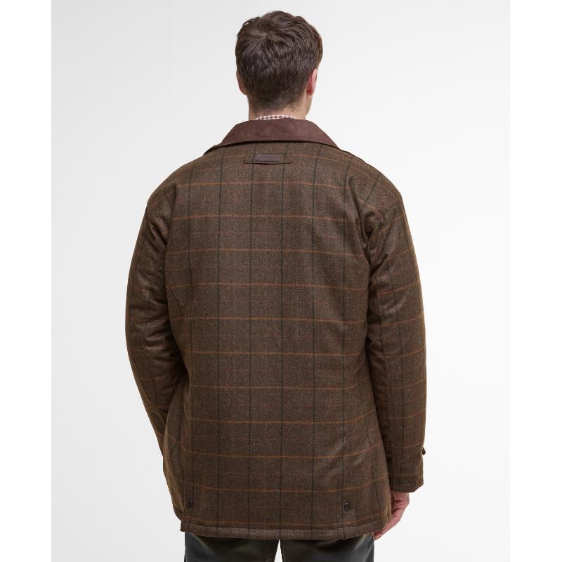 Barbour Beaconsfield Tweed Mens Jacket - Burnhill Brown Check