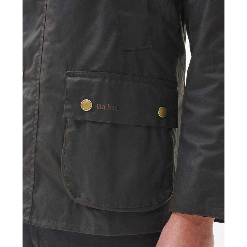 Barbour Ashby Mens Waxed Jacket - Olive