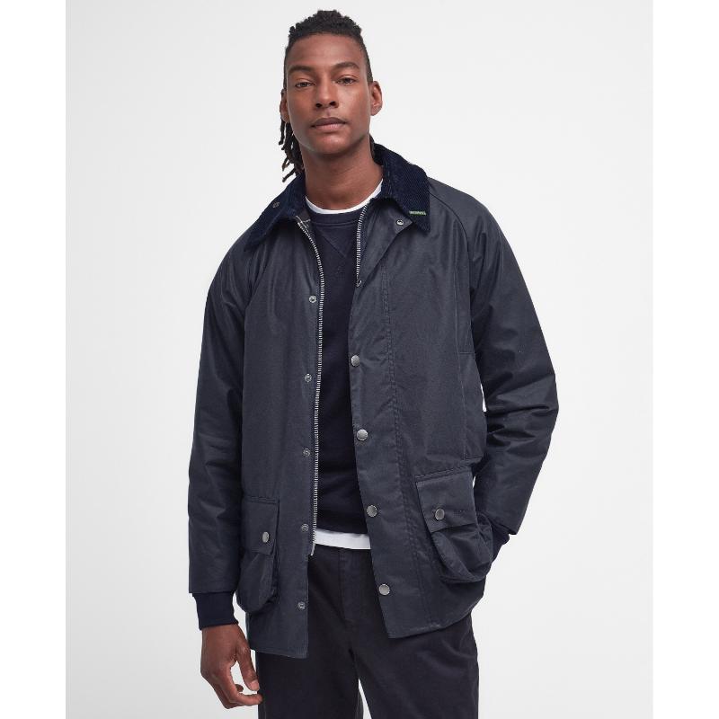 Barbour 40th Anniversary Beaufort Mens Wax Jacket - SPECIAL EDITION - Navy