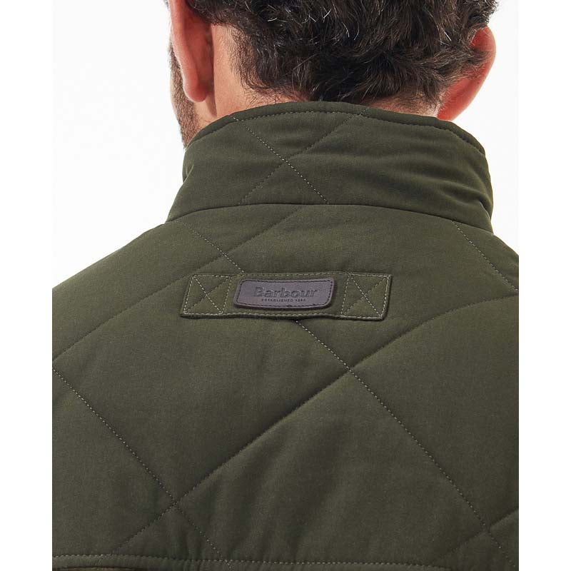 Barbour Hybrid Mens Fleece Jacket - Olive