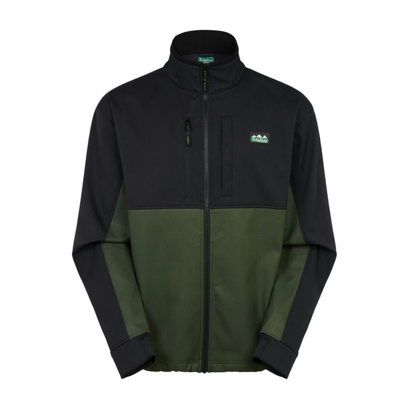 Ridgeline Ranger Softshell Mens Jacket - Black/Green