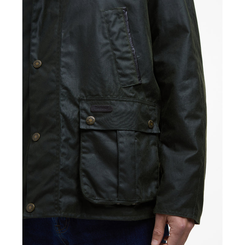 Barbour Halton Mens Wax Jacket - Fern – William Powell