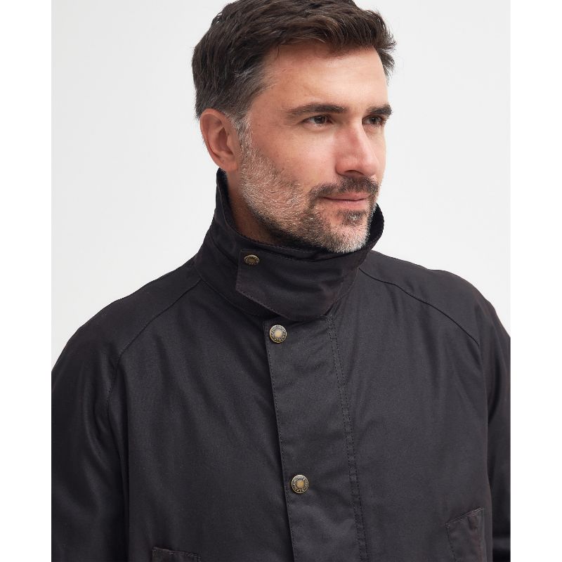 Barbour Halton Mens Wax Jacket - Rustic Brown – William Powell
