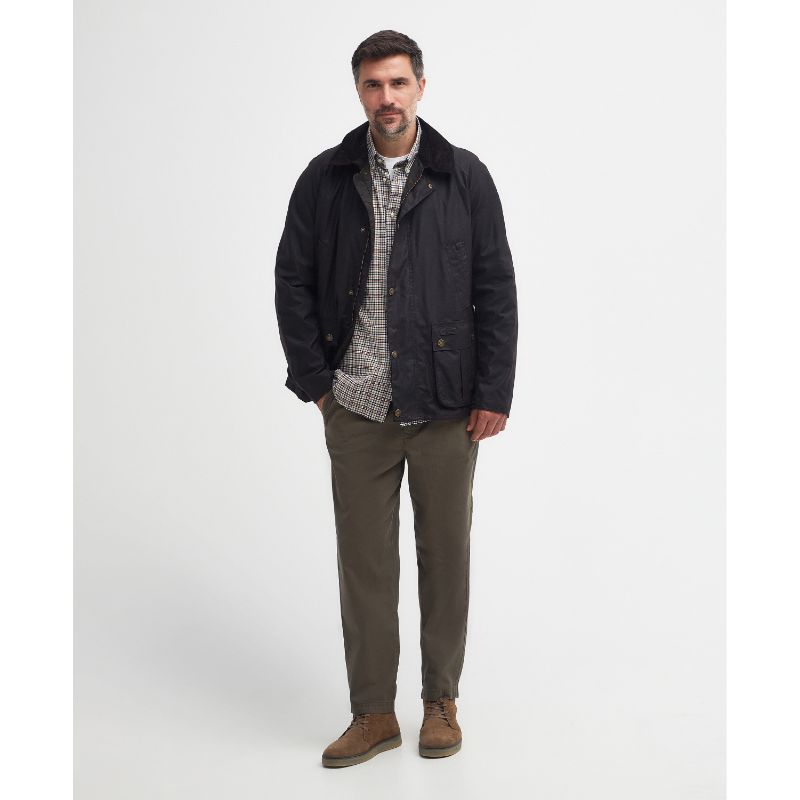Barbour Halton Mens Wax Jacket - Rustic Brown – William Powell