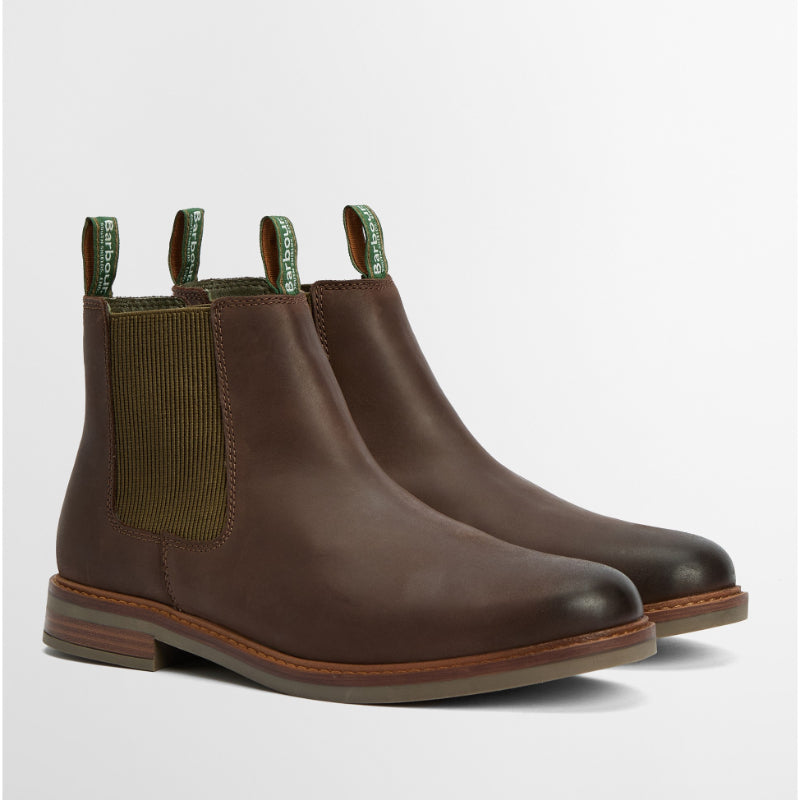 Barbour Farsley Mens Chelsea Boot - Choco Leather – William Powell