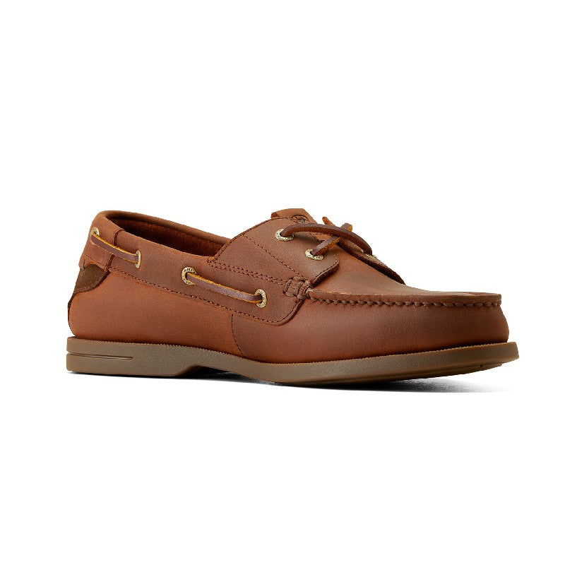 Ariat Antigua Mens Deck Shoe - Bridle Brown