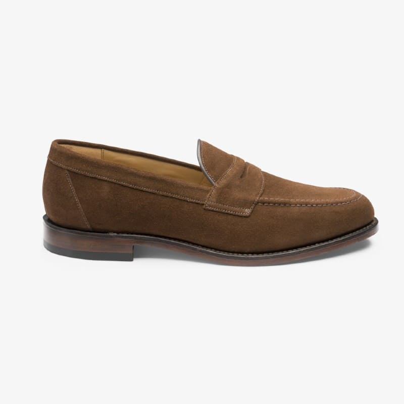 Loake Imperial Suede Mens Loafer - Brown Suede