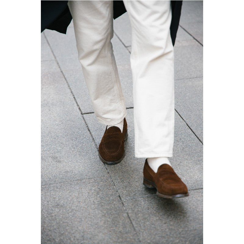 Loake Imperial Suede Mens Loafer Brown Suede – William Powell