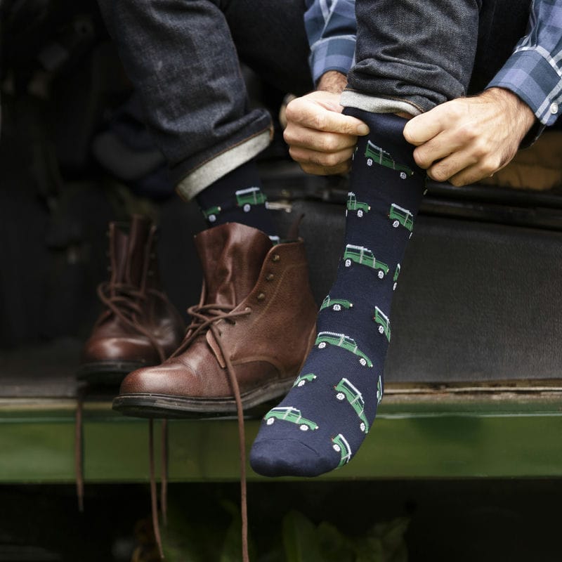 William Powell Cotton Country Socks - Defender