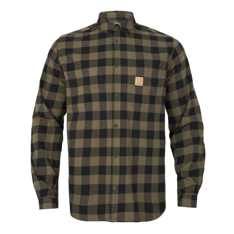 Harkila Scandinavian L/S Shirt - Tarmac Check / M - Chest 98-102cm (39-40")