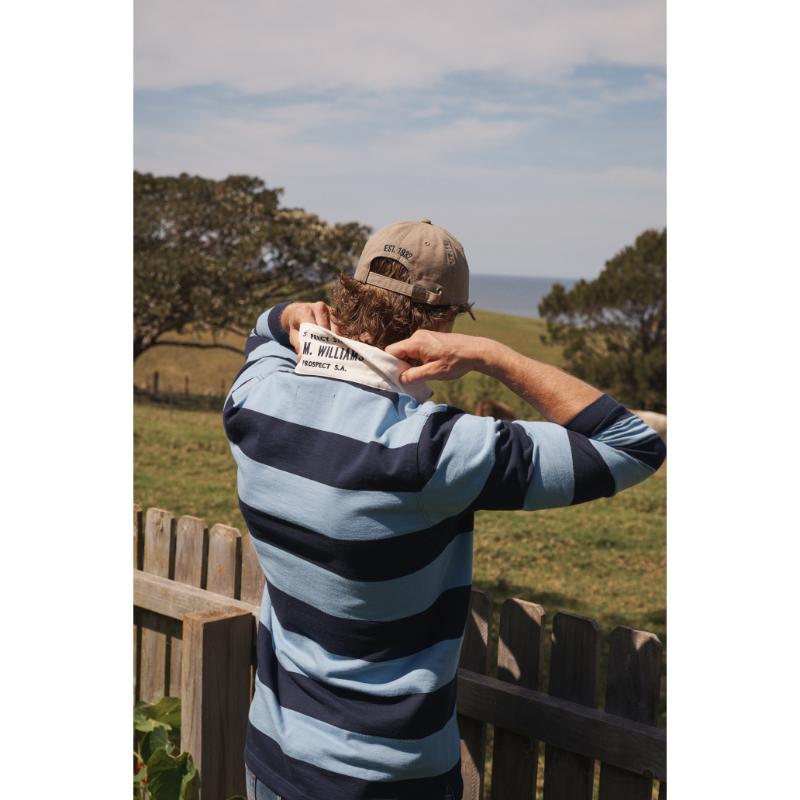 R.M.Williams Cradle Mens Rugby Shirt - Navy Blue – William Powell