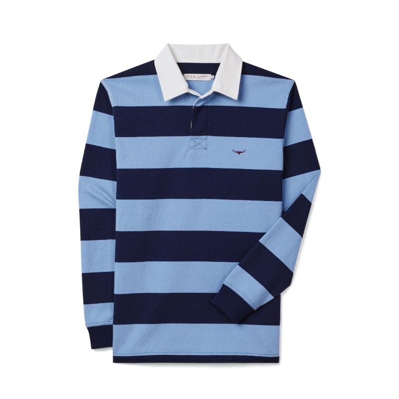 R.M.Williams Cradle Mens Rugby Shirt - Navy Blue – William Powell