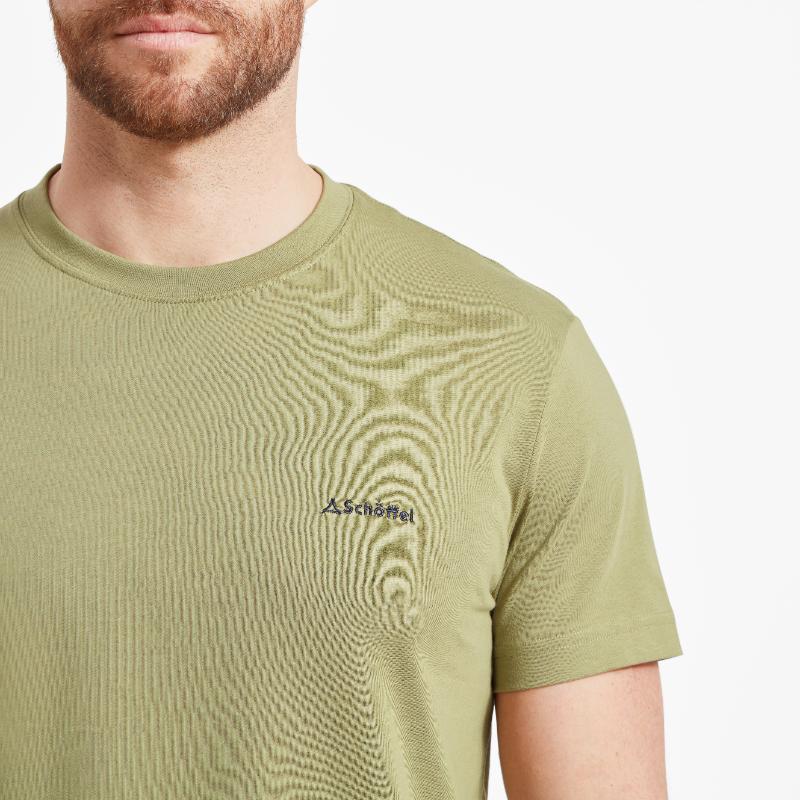Schoffel Trevone Mens T-Shirt - Light Khaki Green