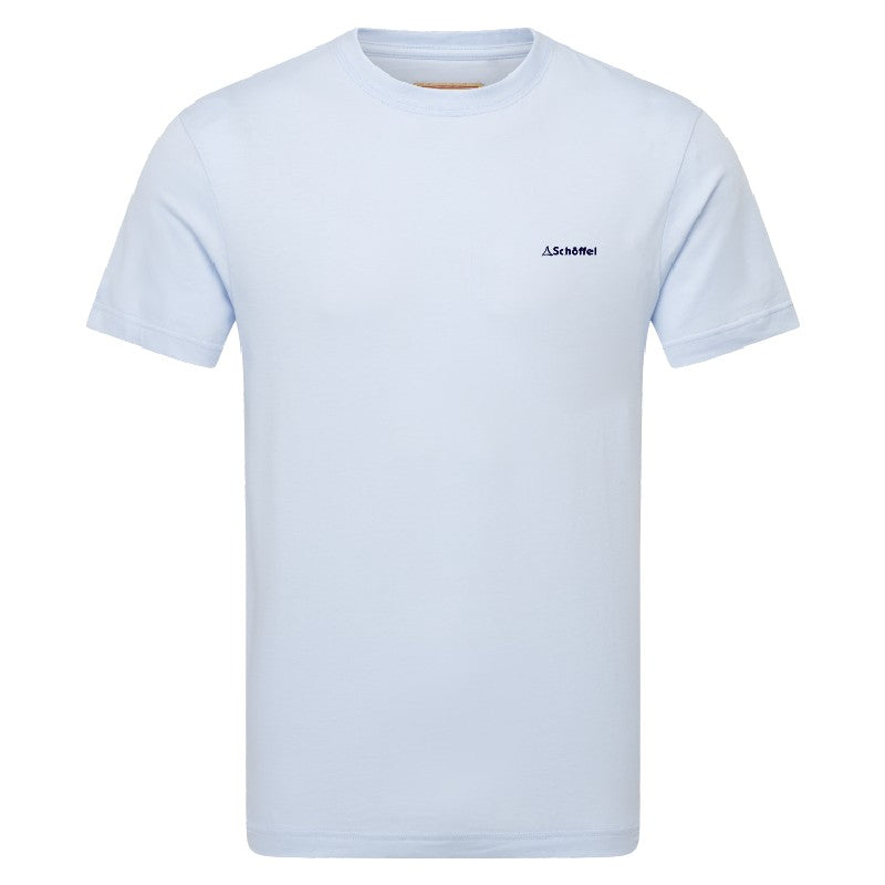Schoffel Trevone Mens T-Shirt - Sky Blue