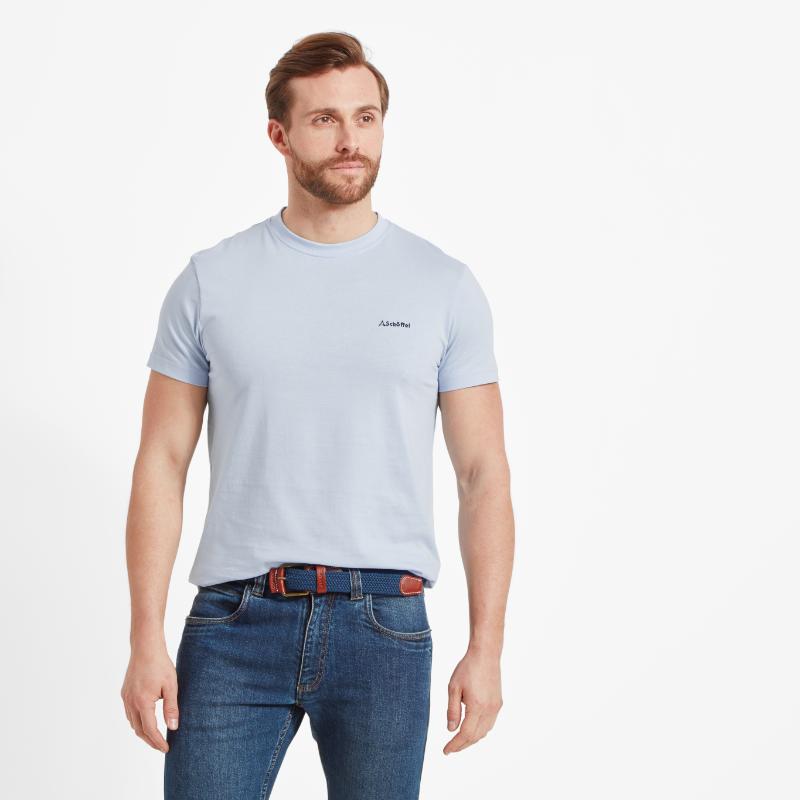 Schoffel Trevone Mens T-Shirt - Sky Blue